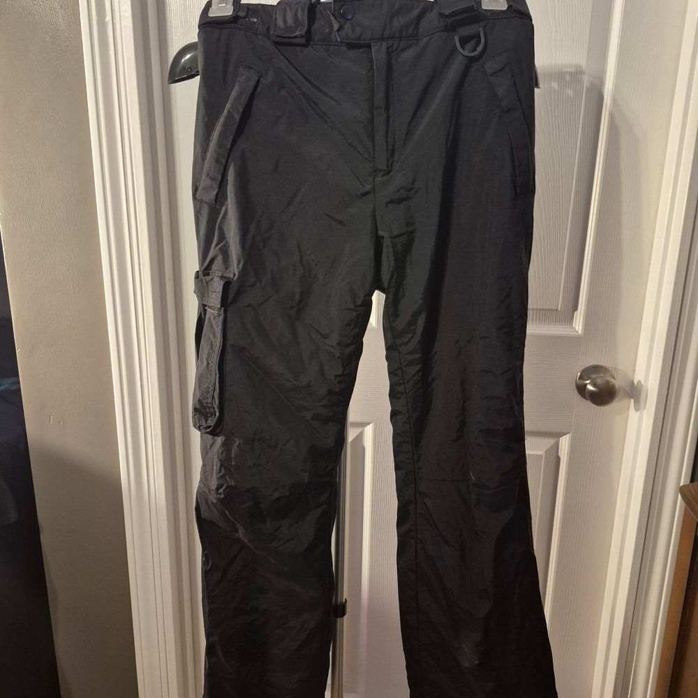 Sports Essentials Waterproof Coated Sports Pants with Removable Suspenders-SZ 16